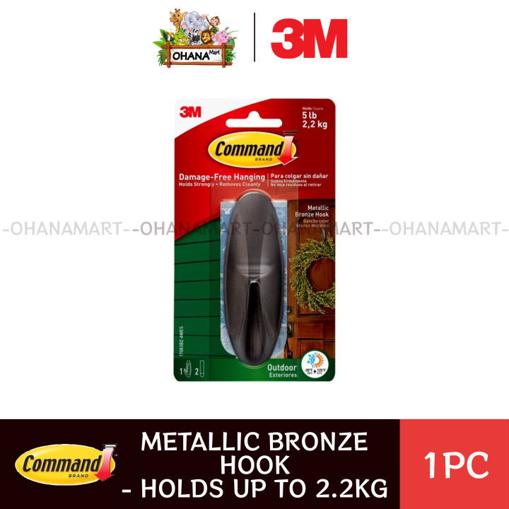 3M Command™ 17083BZ-AWES Large Outdoor Metallic Bronze