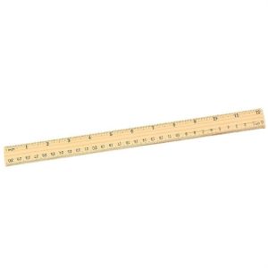 JDPOK Office Desk Accessories Stationery Children Student 15/20/30cm Wooden Rulers Drawing Rulers Rulers Straight Rulers