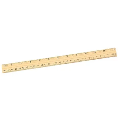 MMLUCK Đồ dùng học tập Văn phòng 15/20/30cm Sinh viên Trẻ em Giáo viên Thước gỗ Thước kẻ vẽ Thước thẳng Thước kẻ