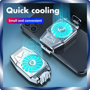 H15 G6 Mobile Phone Radiator Cooler Cooling Fan Heat Sink Fast Cooling Gamepad Mute Portable Phone Game PUGB