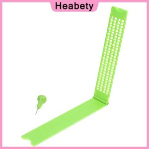 Heabety Plastic Braille Writing Slate School Portable Practical With Stylus Practice