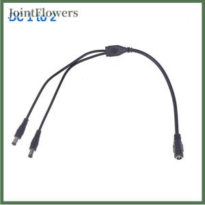 JointFlowers 1Pc CCTV Security Camera 1 DC Female To 2 3 4 5 6 8 Male Plug Power Cord Adapter Connector Supply Splitter Cable For LED Strip