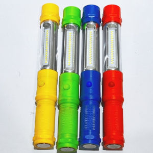 Two-way Dual-purpose Flashlight LED Household Lighting Stick Outdoor Camping Emergency Flashlight