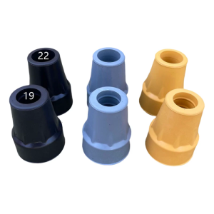 Nonslip Walking Stick Trekking Poles Tip Cover Rubber Crutch Cane Bottom Pad Walking Hiking Stick Ferrule Foot Cover