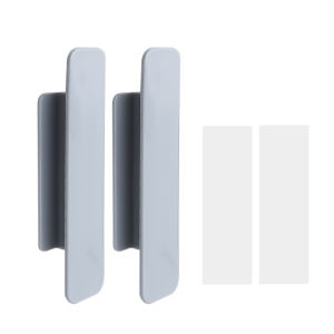 2Pcs Self Adhesive Window Cabinet Drawer Handles Door Wardrobe Handle Organizer Paste Open Sliding Door Knob
