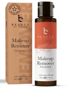 Makeup Remover - USA Made with Natural & Organic Ingredients Face and Eye Make Up Remover Use with or Cotton Pads Gentle Non-Greasy Makeup Remover for Dry Oily and Sensitive Skin Types