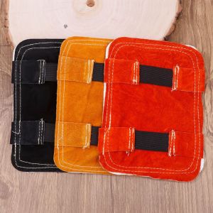 RIN9353 High Temperature Resistant Welding Gloves Pad Thickening Fireproof Aluminized Back Welding Hand Pad Multipurpose Aluminum Foil Welding Hands Shield For Welder Furnace