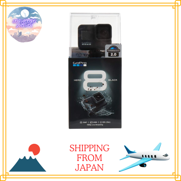 GoPro HERO8 Black Wearable Action Camera CHDHX-801-FW Image stabilization  Lens type: Wide-angle Water resistance level: Water resistant 4k Japanese  products | Lazada