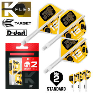 TARGET K FLEX DARTS FLIGHT- No.2/No.6 YOU WIN Integrated Flight System Dart Flights