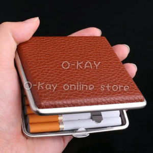 Premium Metal Cigarette Case Portable 20Pcs Storage Box Universal For Thick & Thin Cigarettes Creative Personalized Holder