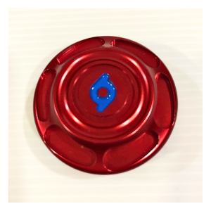 ฝาปิดดุมล้อหน้า ฝาครอบน๊อตล้อหน้าลาย 101 VESPA Sprint Primavera S GTS LX GTV งานอลูมิเนียมชุบสี