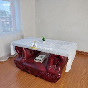 Taplak Meja Bulu Rasfur 150 X 60 Cm Taplak Meja Tamu Bisa COD