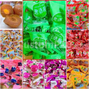 บ๊วยหวาน เม็ดใหญ่ 1 กิโลกรัม ตราฟรุ๊ตทาซี่ บ๊วยท้อชมพู ท้อชมพูเขียว หวานกรอบเนื้อแน่นอร่อย