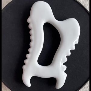 [HOT] In-stock Korean ceramic gua sha board for face and body use gua sha ceramic face massager
