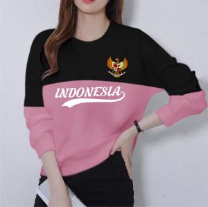 COOLS - BAJU CANTIKA INDONESIA 2 KOMBINASI LENGAN PANJANG WANITA TERBARU - KAOS DISTRO WANITA LENGAN PANJANG KEREN KEKINIAN DAN TERLARIS