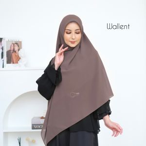Yunna Zipper Square/Hijab Segiempat Zipper