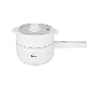 YANGZI หม้ออเนกประสงค์ หม้อไฟฟ้า 1.5 ลิตร 800w แถมชั้นนึ่ง หม้อต้มไฟฟ้า หม้อชาบู ทอด ต้ม ลวก นึ่ง พกพาสะดวก ใช้งานง่าย ไม่ติดกระทะ