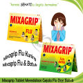 Mixagrip Flu Demam 4 Kaplet Per 5 Strip. 