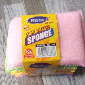 SPONGE PENGGOSOK CUCI PIRING MAGIC HARGA PER PACK || 1PACK ISI 5 PCS