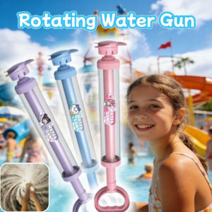 Rotating Fireworks Water Gun for Kids High Pressure Water Spraying Toys Large Capacity Beach Toy