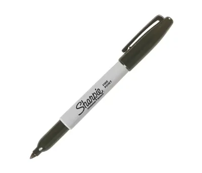 SUPER SHARPIE FINE POINT PERMANENT MARKER 30001 ( BLACK RED )