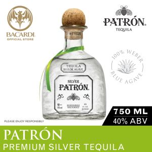 Patron Silver/ Reposado/ Anejo Tequila - 750ml / 75cl 40% ABV - Spirit Distilled and Aged in Handmade Barrels