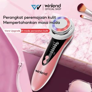 Winland 【COD】Alat Setrika Wajah Pemijat Perawatan Kulit Anti Anging Facial Massage 4in 1 (Garansi 1 tahun)