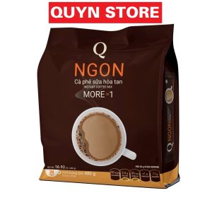 Cà phê hòa tan TRẦN QUANG 3in1 ngon 24 thùng 12kg x 21 bịch x 480g Quyn store