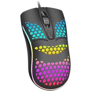 Chuột có dây Gaming X6 1200 DPI USB Led RGB đục lỗ chuột máy tính văn phòng chơi game giá rẻ