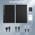 จอภาพแบบพกพา PORTABLE MONITOR 15.6 นิ้ว 1080P IPS แบบพกพาลำโพงคู่ในตัวรองรับการใช้งานกับคอมพิวเตอร์แล็ปท็. 
