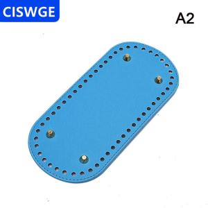 [COD] CISWGE AUTOPARTS 22x10Cm Dài Dưới Cho Dệt Kim Túi PU Da Cơ Sở Túi Handmade Dưới Với Lỗ Tự Làm Crochet Túi Phụ Kiện Phía Dưới