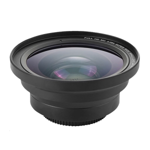 0.39X Wide Angle Lens 75mm 0.39X Professional Wide Angle Lens Replacement For Video Camera Camcorders Accessories