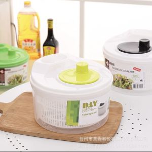 Kitchen Manual Salad Vegetable Fruits Washer Spinner Lettuce Quick Dryer Dehydrator