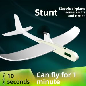 DADOMYD Ligthweight Double Wing Airplane Toy School Science Textbook Tool PP Foam EPP Bubble Plane High Quality Fixed Wing Glider For Kids Outdoor