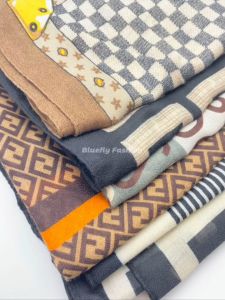 Tudung Shawl Printed Cotton Linen 180x80cm Saiz Besar Selendang Hijab Muslimah