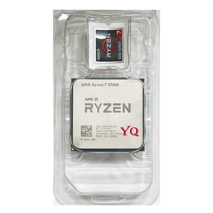 AMD Ryzen 7 5700กรัม R7 5700กรัม3.8กิกะเฮิร์ตซ์แปดคอร์16-เกลียว65วัตต์ ...