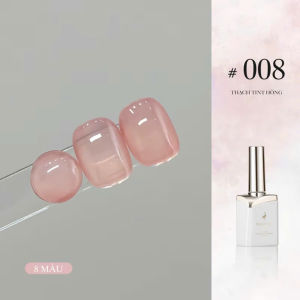 Lẻ sơn gel Danzhihe 8 màu thạch tint hồng 12ml - Làm móng học nail
