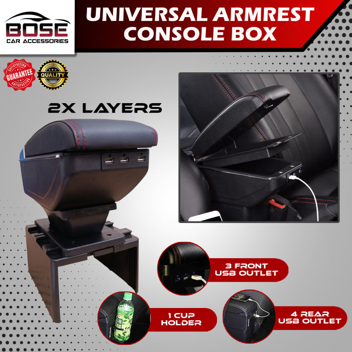 Arm Rest Upgrade Universal High Quality Arm Rest Armrest Console Box Premium 2 Kinds ...