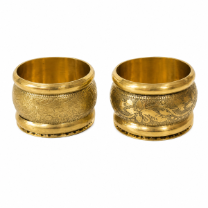 Traditional Brass Kumkum Holder & Candle Holder | Pooja Accessory Tealight Holder & Festive Decor (Pack of 1 Pc | Size - 1.5*1 Inch)