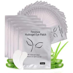 100 Pairs Eyelash Extension Eye Pads Lint Free Hydrogel Eye Patches Professional for Lash Extensions Supplies