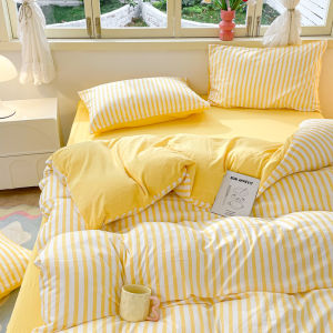 ลายดินแดนมหัศจรรย์ของแอลส์ปลอกผ้านวมลายทางแบบคลาสสิกเท่านั้นผ้าคลุมผ้านวมสำหรับลายเส้นเดี่ยว/ซุปเปอร์เตียงเดี่ยวแบบคลาสสิก