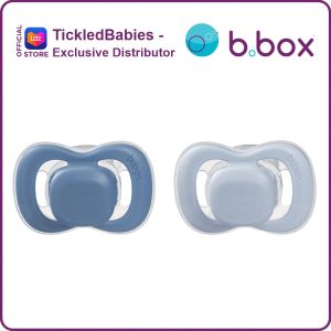 bbox Soothies Silicone Pacifier 2-pack ( b.box Australia baby infant toddler teether soother travel )