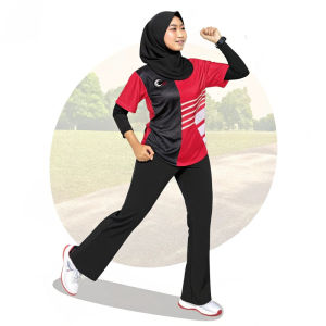 S-4XL Plus saiz longgar Jersey sukan bola jaring Bootcut Flare Pants Leisure wanita pinggang tinggi Stretch Waistband Bootleg Workout Yoga Workout kecergasan Zumba Running Pants dengan Pockets