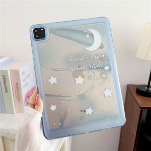 เคสแฟชั่นสำหรับ Apple iPad Mini 4 5 6อากาศ9.7 "iPad 4th 6th 7th 8th 10th 9th 10.2" 10.9 "Pro 11" 2019 2020 2021 2022เด็กแท็บเล็ตเคสใสการ์ตูนน่ารักอะคริลิค