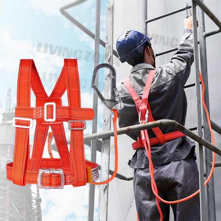 3M Safety Full Body Harness Big Hook Sabuk Pengaman Safety Bell Full Body Harness Safety Belt Proyek