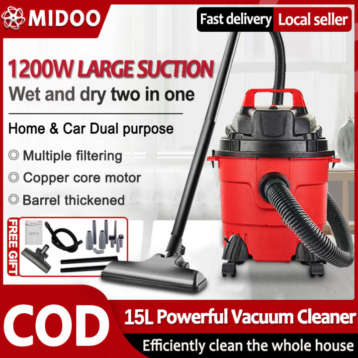 MIDOO Original Vacuum Cleaner 15L 1200W Household Carpet Vacuum Cleaner ...