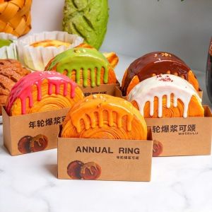Soft Simulated Toast Squeeze Stress Relief Toys Squishy Bread Squeeze Fidget Toys Decompression Slow Rebound Sensory Toy