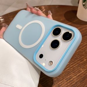 For iPhone 17 Pro Max Jelly Candy Color Case Liquid Silicone For Magsafe Case for iPhone 16 15 13 12 14 17 Pro Max Air Cover