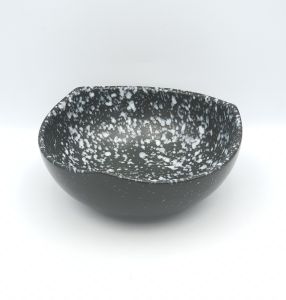 ถ้วย ชาม  ถ้วยเซรามิค ชามเซรามิค ลายหิน ญี่ปุ่น สีดำ  มี 3 ขนาด  ถ้วย 4.75"  ชาม 6"  ชาม 7"