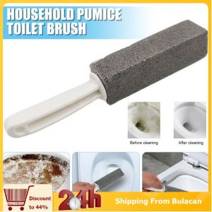 1/3pcs Toilets Cleaner Stone Natural Stone Toilets Brush Cleaning Stone Long Handle Bathroom Gadgets